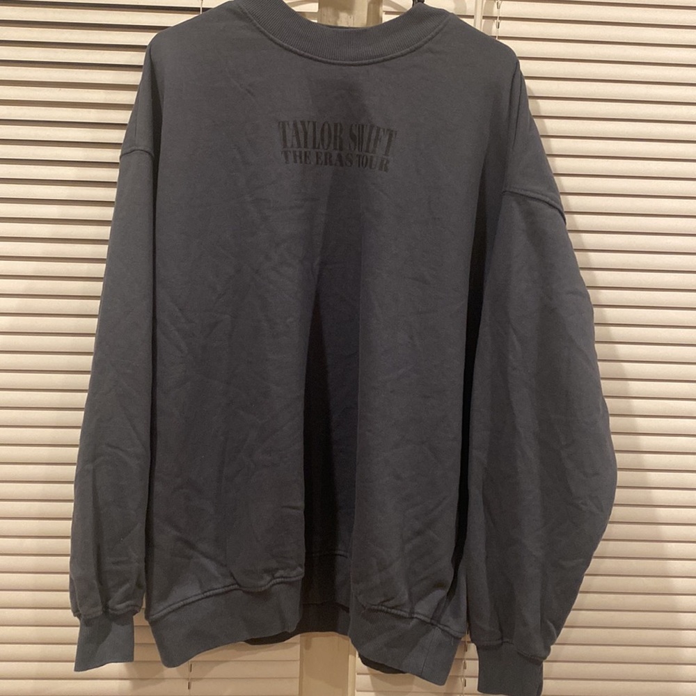 Taylor Swift The Eras Tour Blue Crewneck (international dates)